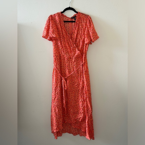 Jessica Simpson Floral Wrap Dress - Picture 2 of 5